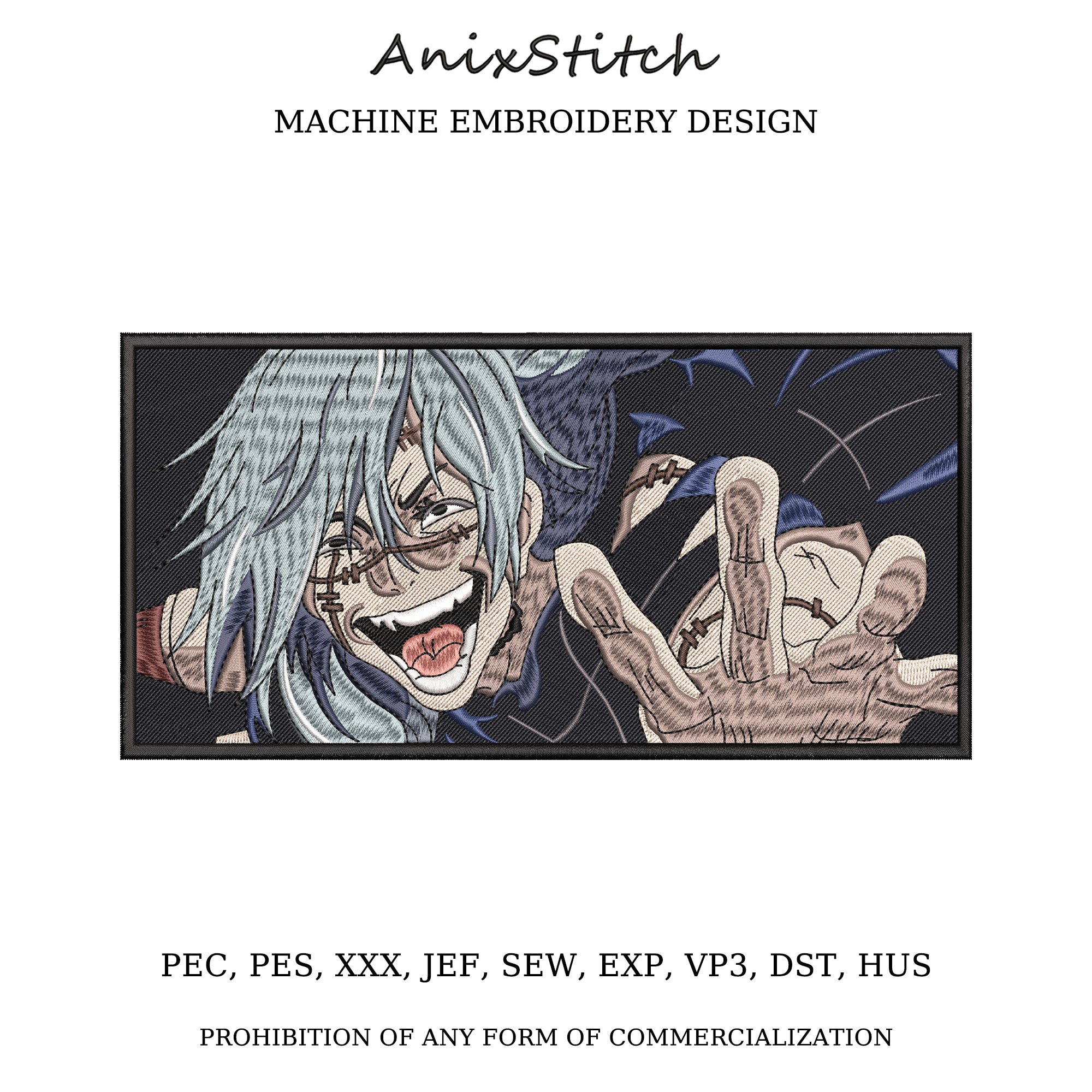 Anime Embroidery Design