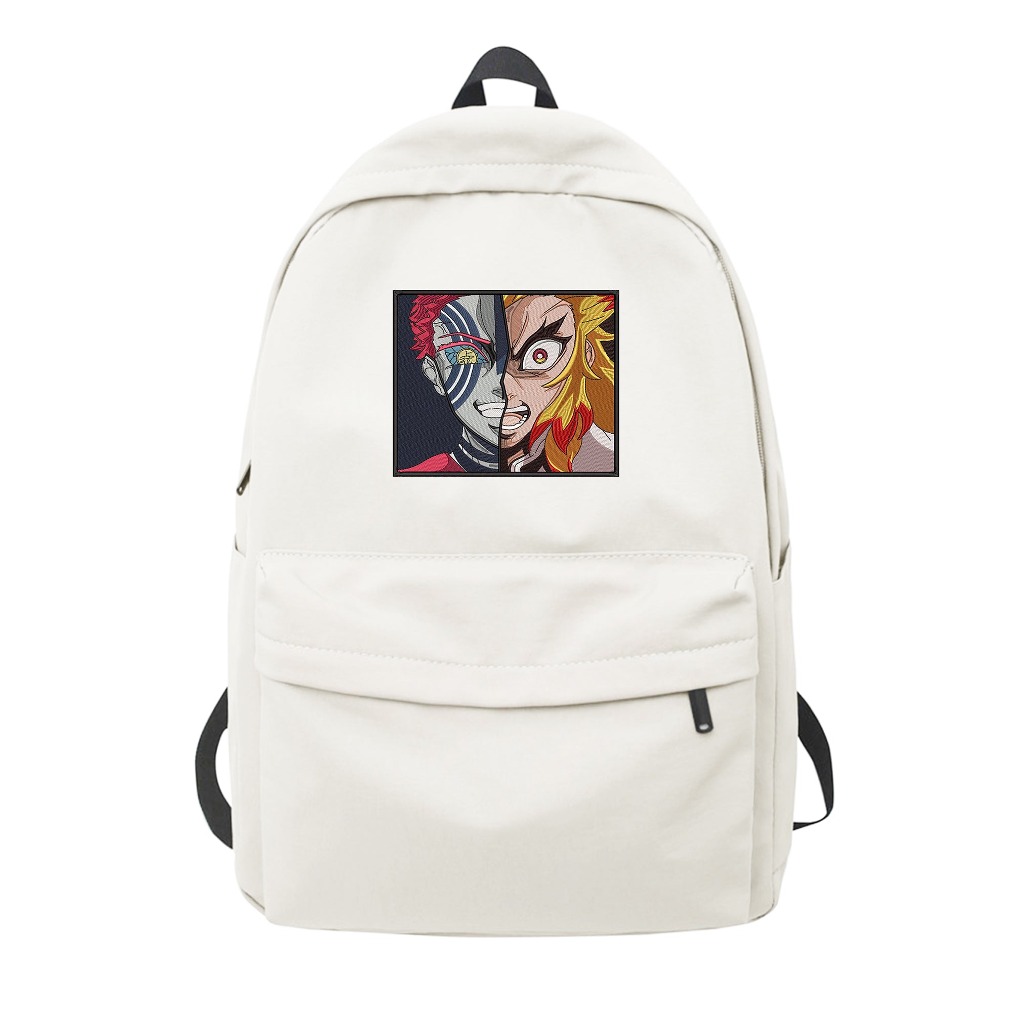 Rengoku Kyoujurou Akaza Embroidery Backpack