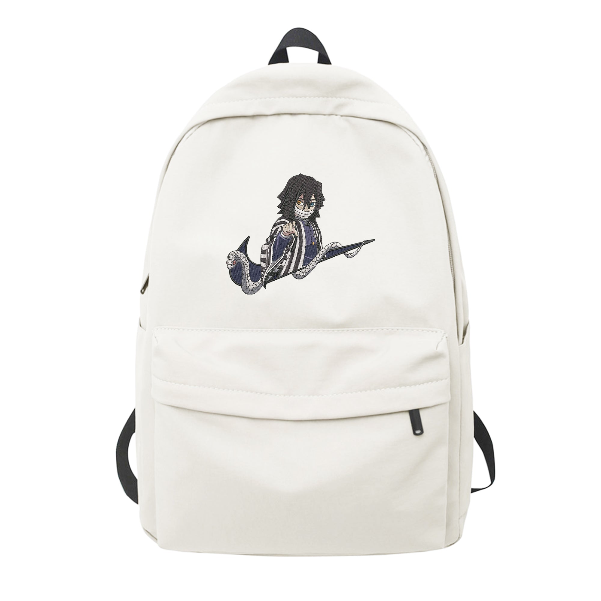 Iguro Obanai Embroidery Backpack