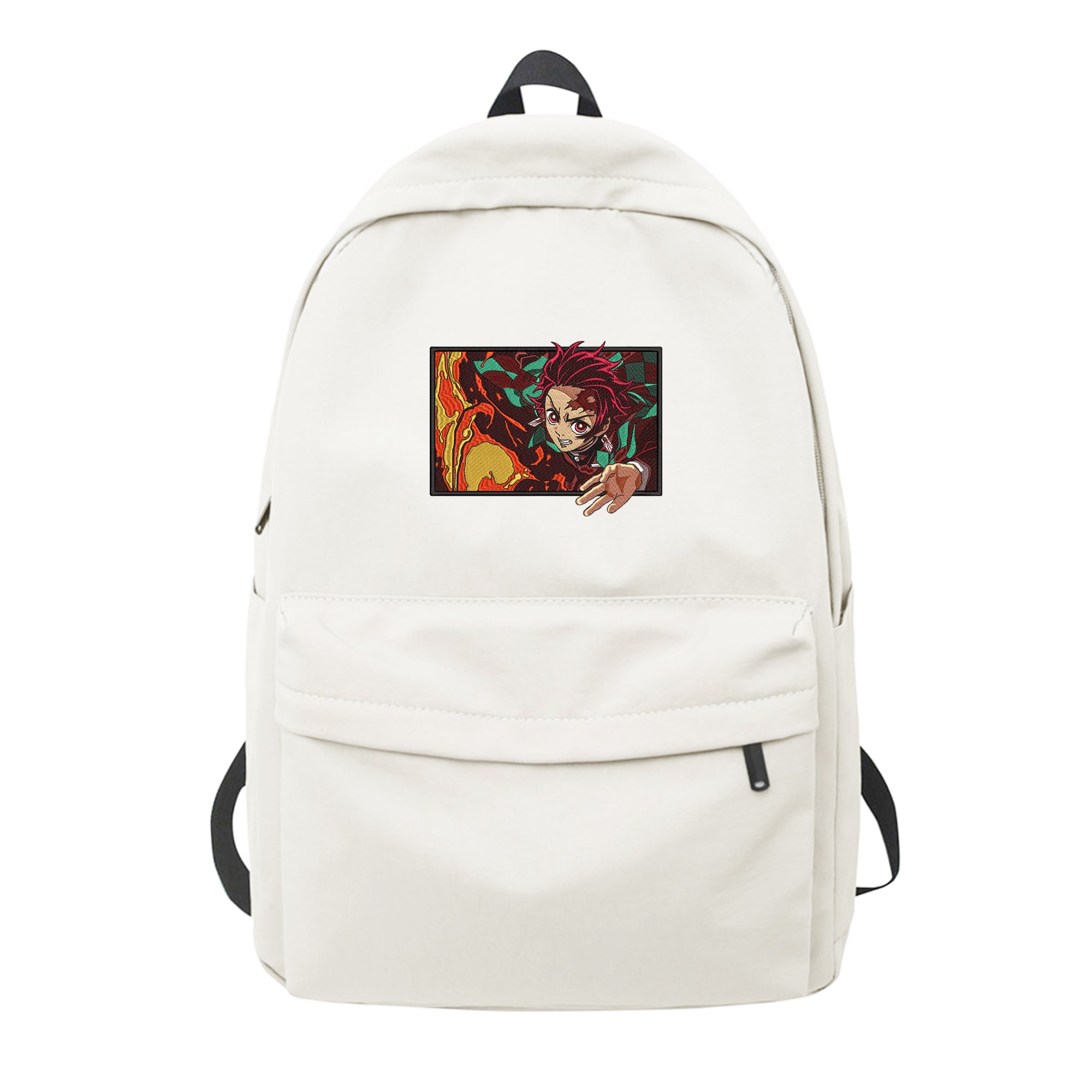 Kamado Tanjirou Embroidery Backpack