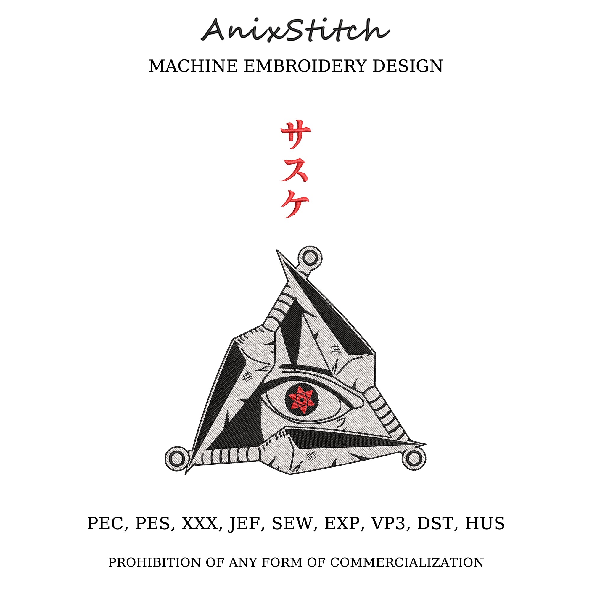 Anime Embroidery Design