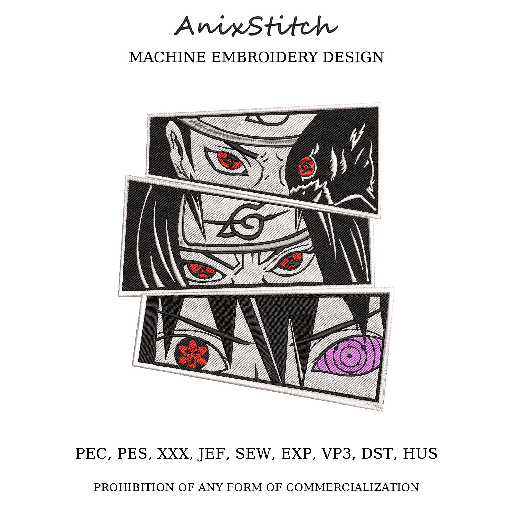 Anime Embroidery Design