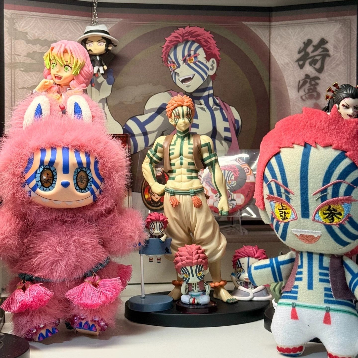 Custom Labubu Plush Doll Akaza