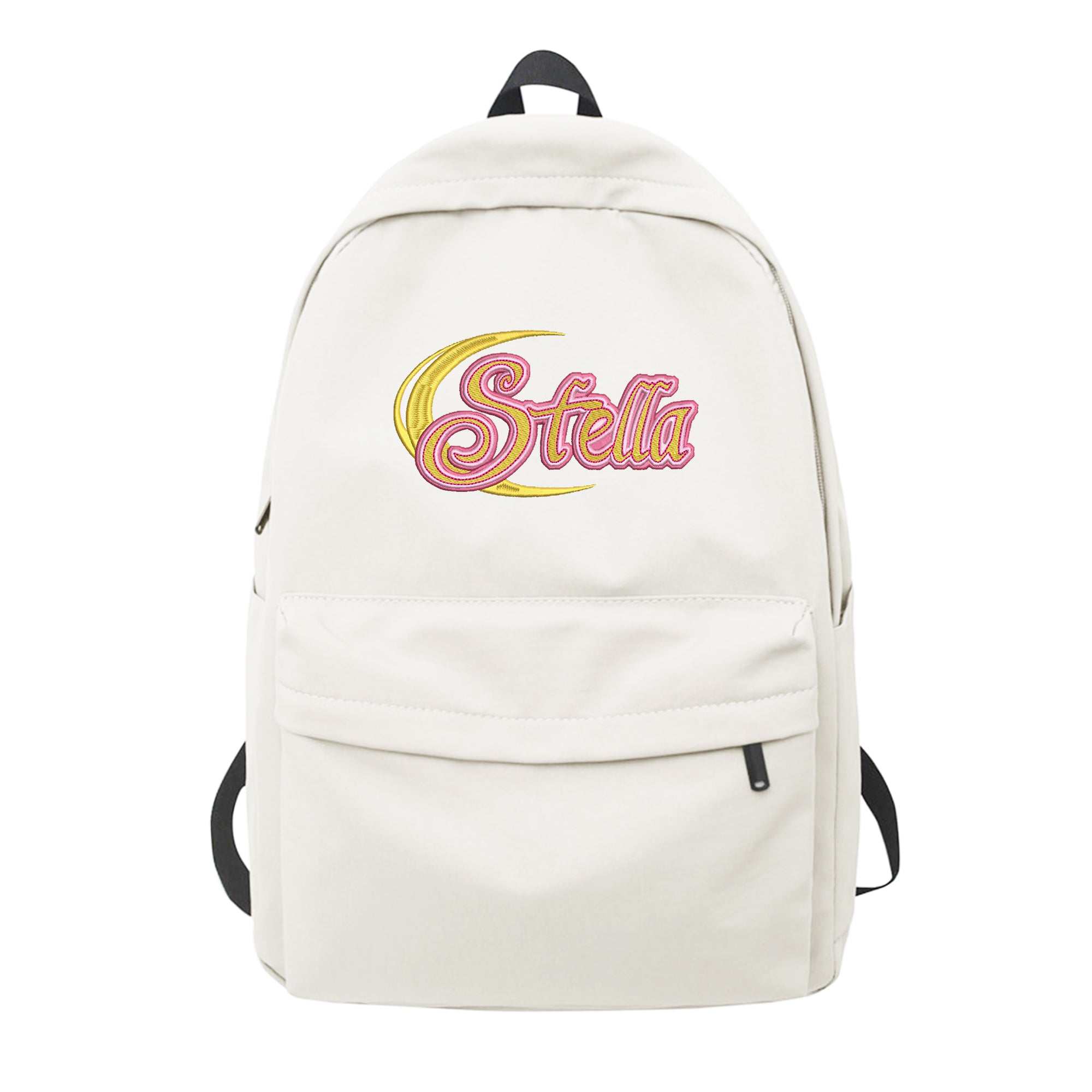 Personalized Anime Font Embroidered Backpack