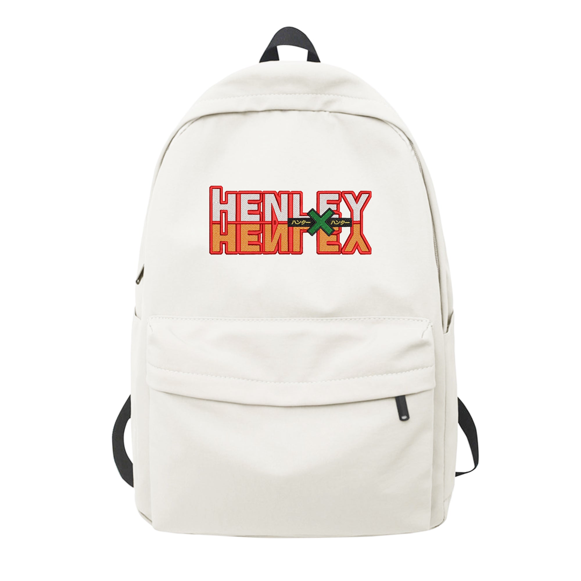 Personalized Anime Font Embroidered Backpack