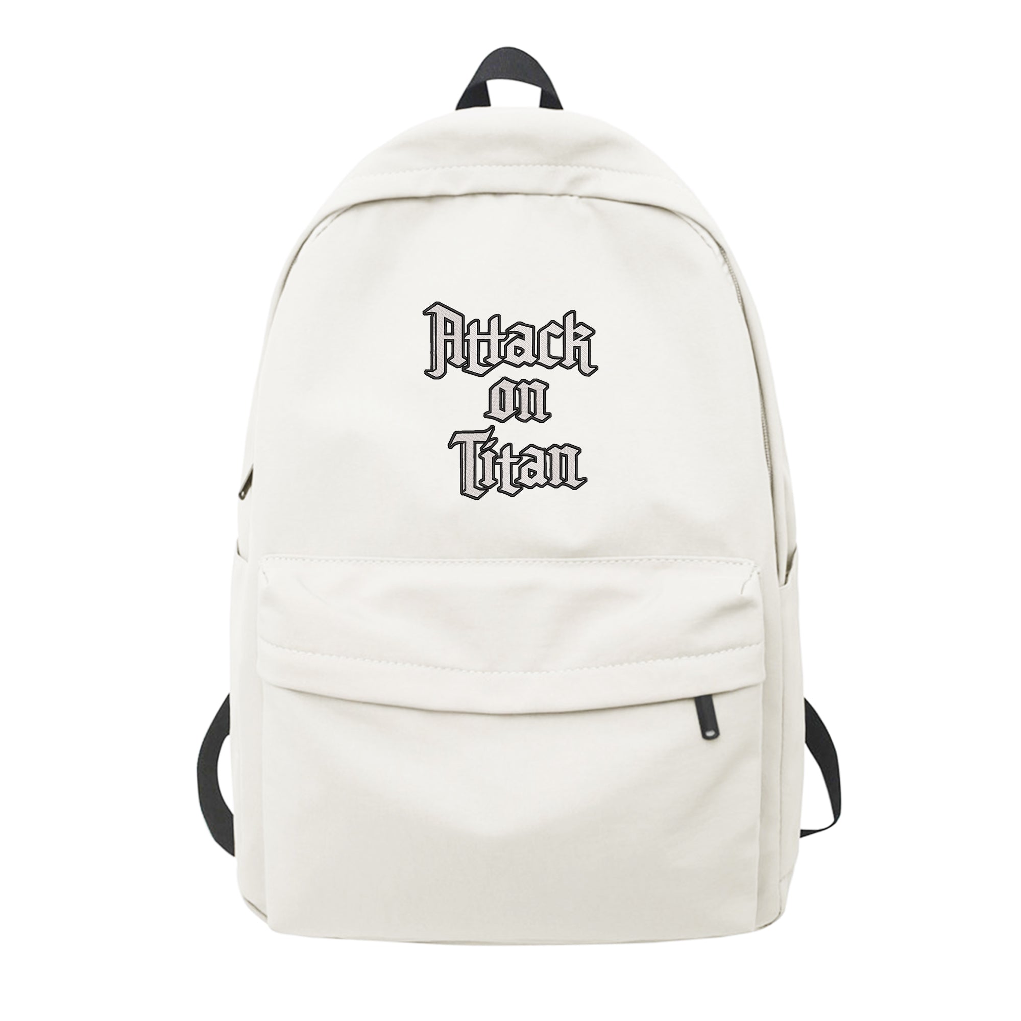 Personalized Anime Font Embroidered Backpack