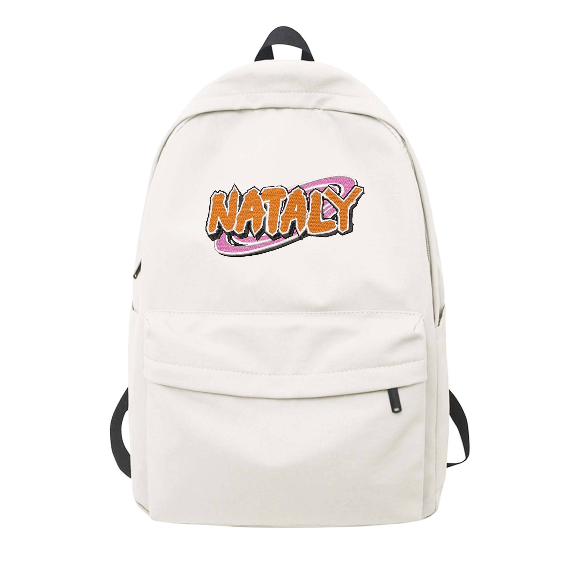 Personalized Anime Font Embroidered Backpack