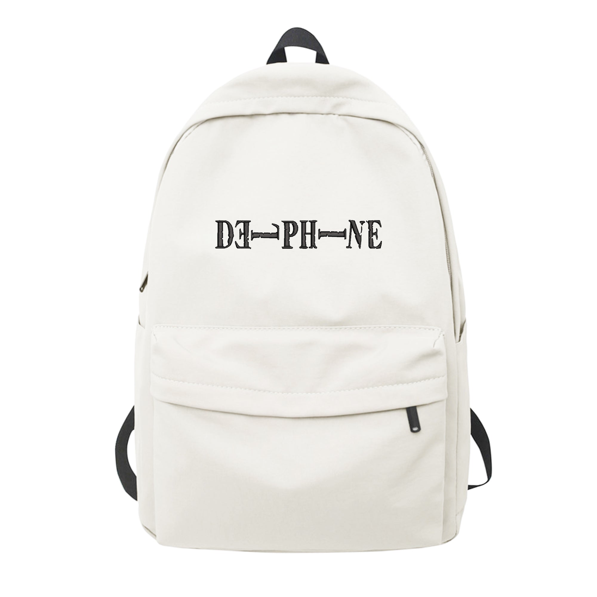 Personalized Anime Font Embroidered Backpack