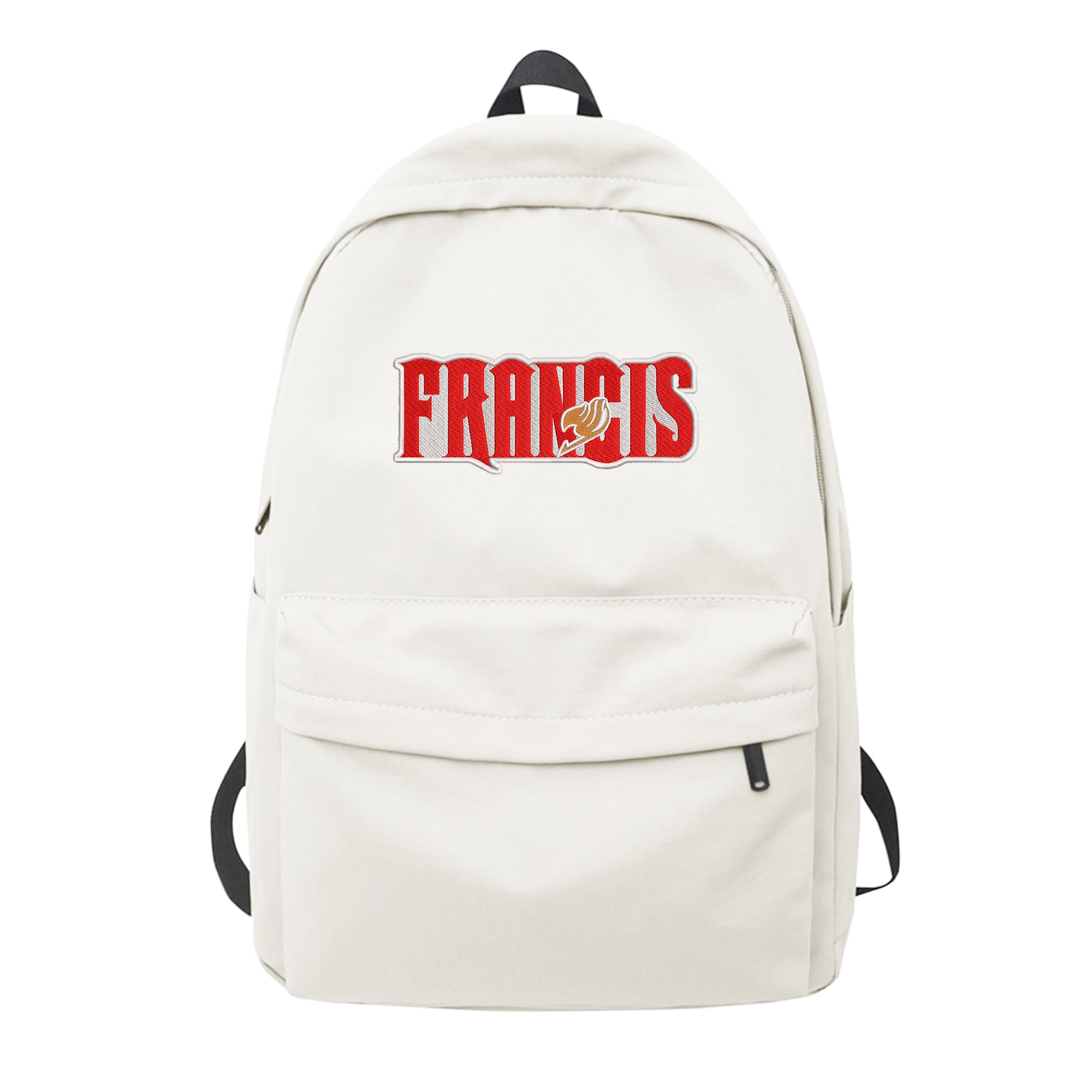 Personalized Anime Font Embroidered Backpack