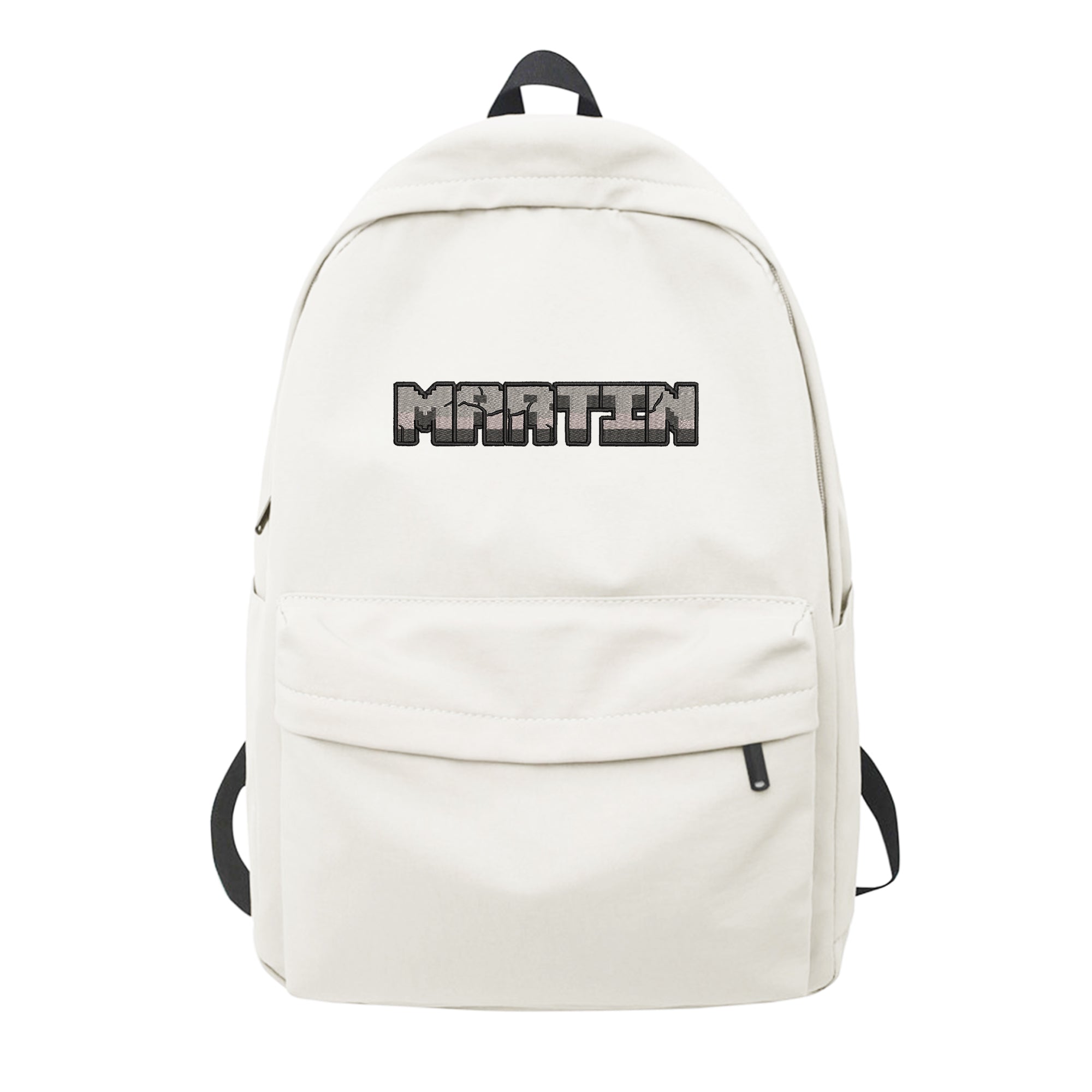 Personalized Anime Font Embroidered Backpack