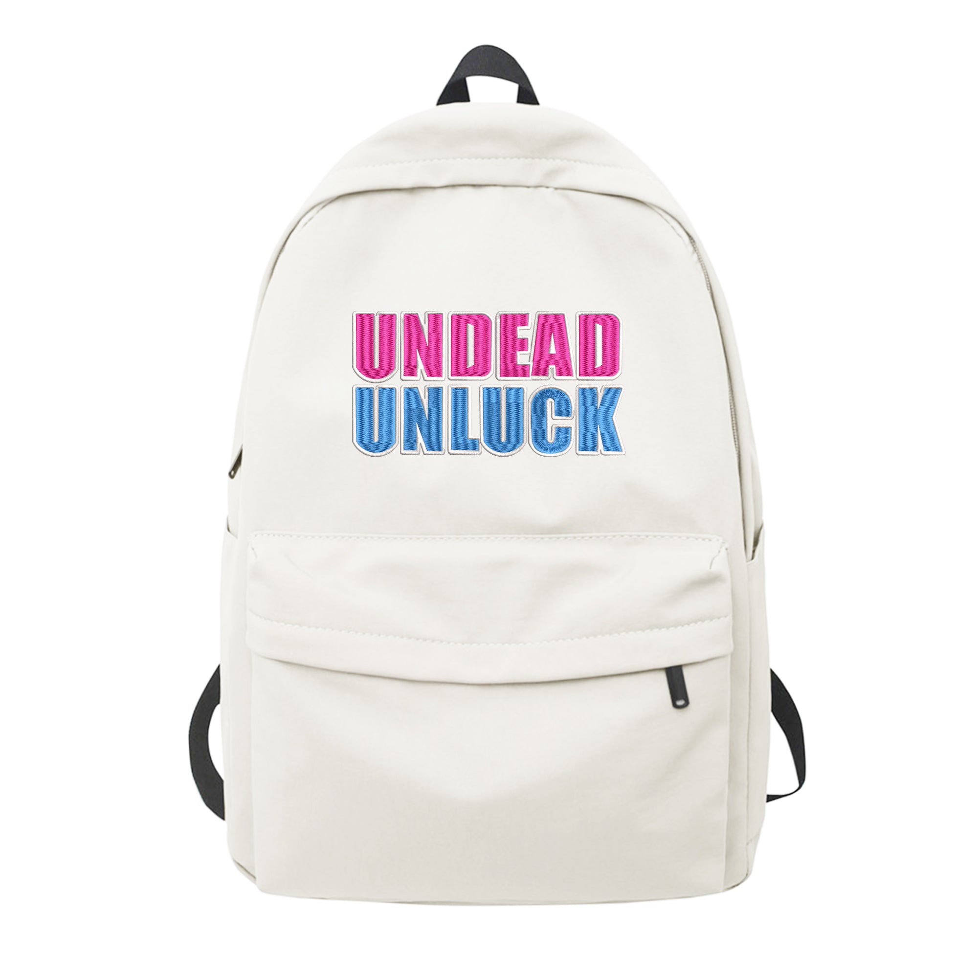 Personalized Anime Font Embroidered Backpack